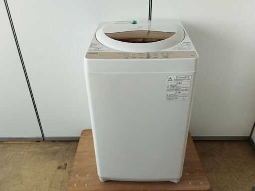 東芝 全自動洗濯機 AW-5G6 5K『中古良品,』2019年式