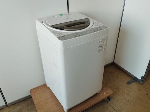 東芝　全自動洗濯機　AW-6G6　6K『中古良品,』2019年式