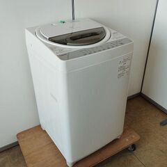 東芝　全自動洗濯機　AW-6G6　6K『中古良品,』2019年式