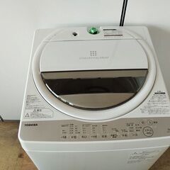 東芝 全自動洗濯機 AW-6G6 6K『中古良品,』2019年式