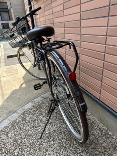 自転車 シティサイクル 6段変速 27インチ