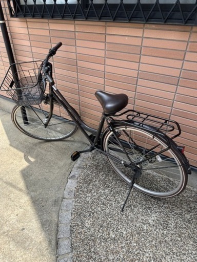 自転車 シティサイクル 6段変速 27インチ
