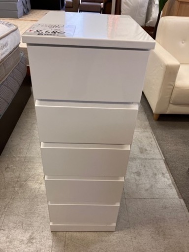 【スリムチェスト5段】美品　クロシオ　隙間収納