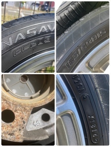 週末のみ価格‼️185/60R15‼️??アクア、フィールダー、ノート 