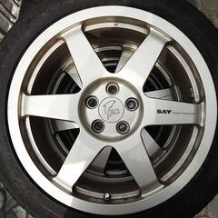処分間近！  受付は7/20 まで！  希少！マグネシウムホイール  17インチ  スバル車用  205/50/R17タイヤ付き   日野市内手渡しのみ
