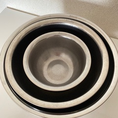 手渡し【掲載６／３０迄】アムウェイ ミキシングボウル&コランダーセット 手渡し【掲載6／30迄】アムウェイ ミキシングボウル&コランダーセット