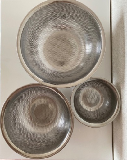 手渡し【掲載6／30迄】アムウェイ ミキシングボウル&コランダーセット