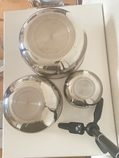 手渡し【掲載6／30迄】アムウェイ ミキシングボウル&コランダーセット