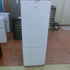 ID 513341　冷蔵庫２ドア　168L　三菱　2017年　MR-P17EC-KW