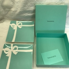 TIFFANY &Co ブルーボウ デザートプレートセット