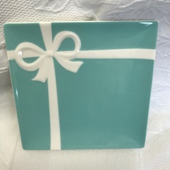 TIFFANY &Co ブルーボウ デザートプレートセット