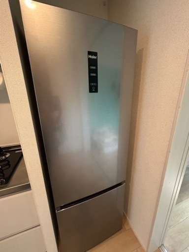 【美品】2021年製 ハイアール Haier ノンフロン冷凍冷蔵庫　JR-NF326A 326L