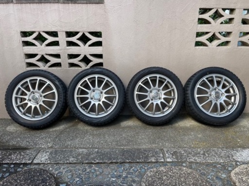 ブリヂストン製アルミホイール\u0026スタッドレスタイヤ4本セット165/55/r14。\n