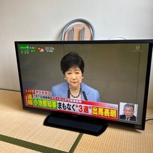 2013年 SHARP 46型 - 液晶テレビ