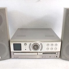 SHARP ミニコンポ SD-VH9-S DVD/CD/MD/A...