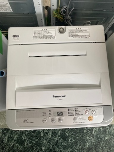 パナソニック5.0kg自動洗濯機シルバーパナソニックNA - f50b10  リサイクルショップ宮崎屋 住吉店 24.6.12F