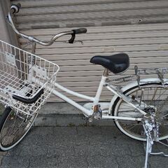 [ヴィンテージ]BRIDGESTONE(ブリヂストン)22吋 実用車(W型) 変速なし/ホワイト