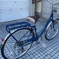 【26インチ自転車】美品❗️6段変速　LEDオートライト付　BAA認定車❗️前後タイヤ、鍵新品❗️スペアキーあり　若林自転車　膳所店　SALE中❗️