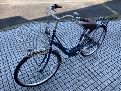 26インチ自転車】美品❗️6段変速LEDオートライト付BAA認定車❗️前後  