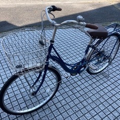 【26インチ自転車】美品❗️6段変速　LEDオートライト付　BAA認定車❗️前後タイヤ、鍵新品❗️スペアキーあり　若林自転車　膳所店　SALE中❗️