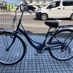 【26インチ自転車】美品❗️6段変速　LEDオートライト付　BAA認定車❗️前後タイヤ、鍵新品❗️スペアキーあり　若林自転車　膳所店　SALE中❗️