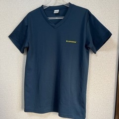 コンバース　CONVERSE 紺色Ｖネック　ティーシャツ　M〜Ｌ