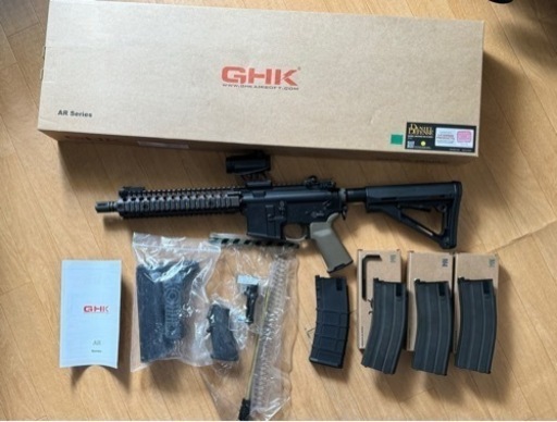 GHK MK18 ガスブローバックカスタム\u0026co2マガジン3セット\n