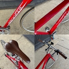 451★岐阜発　△PROGEAR/クロスバイク/7段変速/走行確認/防犯有り/シートチューブ465mm/トップチューブ色のくすみ有り/現状品　R6.4/4★