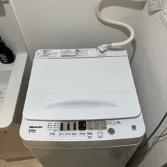 （取りに来れる方のみ）2022製Hisense洗濯機