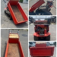 最終値下げ　筑水　チクスイ　キャニコム　BFP302 運搬車　クローラー　手動　ダンプ　200kg 最大2.7馬大　ピンクレディ