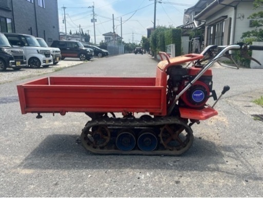 最終値下げ　筑水　チクスイ　キャニコム　BFP302 運搬車　クローラー　手動　ダンプ　200kg 最大2.7馬大　ピンクレディ