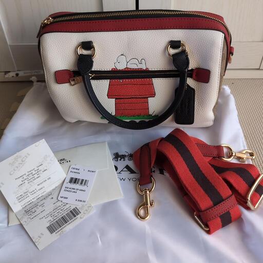 7/9 値下げ！完売品！COACH スヌーピーコラボ 2wayバッグ♪