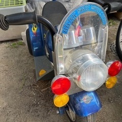 電動バイク　押し手付き　乗用玩具