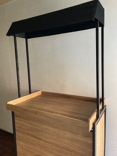 【美品】店舗什器　テント付きワゴン