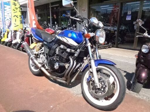 NO.5037　ＸＪＲ４００Ｒ－３　空冷４サイクル１６バルブ４気筒エンジン　ヨシムラカーボンマフラー　メタリックブルー（ストロボカラー）　☆彡