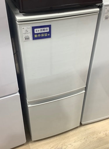 SHARP 2ドア冷蔵庫　SJ-D14C-W   2017年製　入荷致しました！