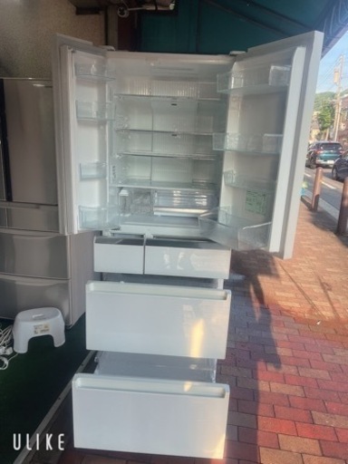 冷蔵庫 6ドア 保証付き 配達無料 ☆送料設置無料 SHARP 自動製氷機能付き