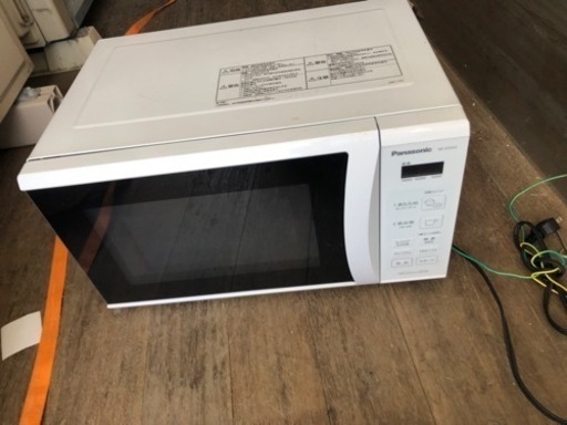 福岡市内配送無料 パナソニック 単機能電子レンジ 22L ターンテーブル ワンタッチ自動あたため ヘルツフリー ホワイト NE-E22A3-W