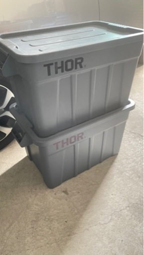 【豊橋まで引取限定】2個セット！THORコンテナボックス　アウトドア　75L