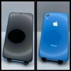 美品iPhoneXRブルー64GBSIMフリー