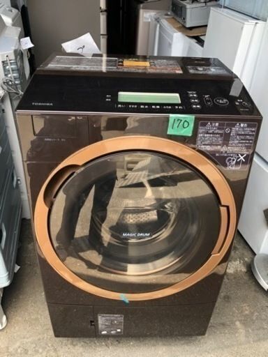 NO 170 福岡市内配送設置無料✨ ◆ 東芝 ドラム式 全自動洗濯乾燥機 TW-117E4R 洗濯11kg 乾燥7kg