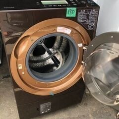 NO 170 ?福岡市内配送設置無料✨? ◇ 東芝 ドラム式 全自動洗濯乾燥 