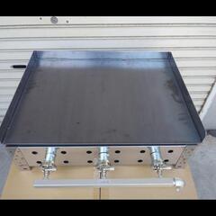 2台分 鉄板焼き 6ミリ鉄板 お好み焼きそば 学園文化祭り 3辺フチ付