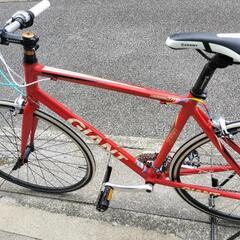 新品交換部品多数整備済み◇ ジャイアントロードバイク★クロスバイク仕様車 アルミフレーム　3×8速