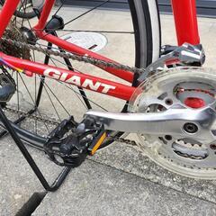 新品交換部品多数整備済み◇ ジャイアントロードバイク★クロスバイク仕様車 アルミフレーム　3×8速