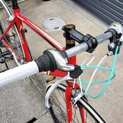 新品交換部品多数整備済み◇ ジャイアントロードバイク★クロスバイク仕様車 アルミフレーム　3×8速