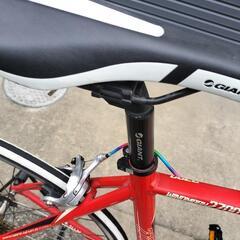 新品交換部品多数整備済み◇ ジャイアントロードバイク★クロスバイク仕様車 アルミフレーム　3×8速