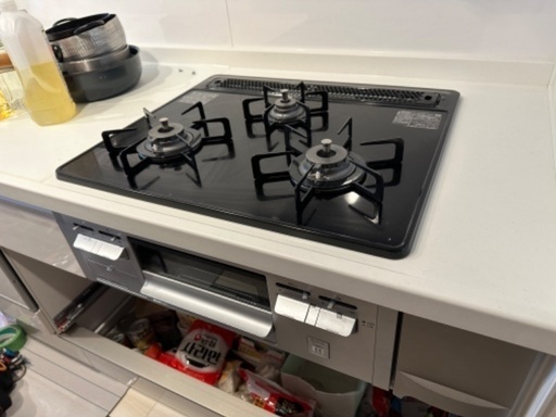 価格改定\u0026残り1日【美品】5ヶ月のみ使用　都市ガス　コンロ※6/30まで掲載