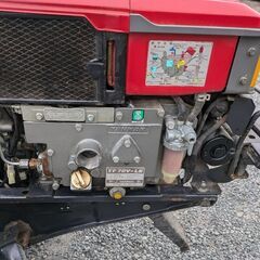 鹿児島発 ヤンマー セル始動 7.2馬力ディーゼル耕運機YA750 程度良好