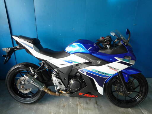 SUZUKI GSX250R 白/青 自賠責保険で乗れます 半額配送キャンペーン